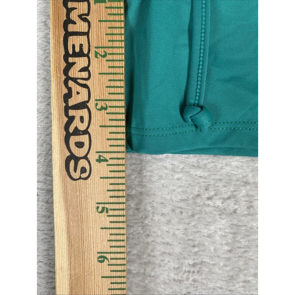 Athleta Surge Swim Shorts Large Green Athletic Quick Dry Drawstring Lined - Picture 5 of 9